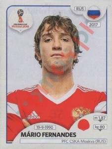 37 Mário Fernandes – FIFA World Cup Russia 2018 Panini