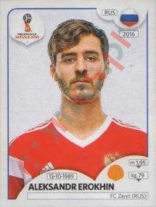46 Aleksandr Erokhin – FIFA World Cup Russia 2018 Panini