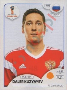 48 Daler Kuzyaev – FIFA World Cup Russia 2018 Panini
