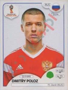 49 Dmitri Poloz – FIFA World Cup Russia 2018 Panini