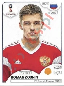 49x Roman Zobnin – FIFA World Cup Russia 2018 Panini