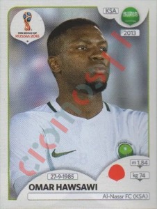 58 Omar Hawsawi – FIFA World Cup Russia 2018 Panini