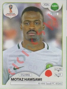 60 Motaz Hawsawi – FIFA World Cup Russia 2018 Panini