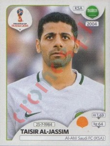 62 Taisir Al-Jassim – FIFA World Cup Russia 2018 Panini