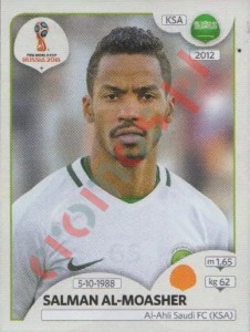 65 Salman Al-Moasher – FIFA World Cup Russia 2018 Panini