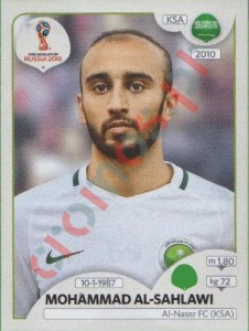 69 Mohammad Al-Sahlawi – FIFA World Cup Russia 2018 Panini