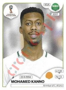 70x Mohamed Kanno – FIFA World Cup Russia 2018 Panini