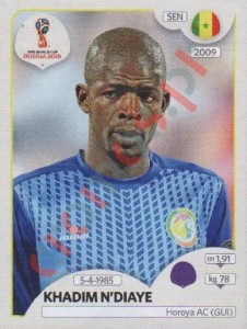 614 Khadim N'Diaye – FIFA World Cup Russia 2018 Panini
