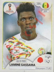 616 Lamine Gassama – FIFA World Cup Russia 2018 Panini