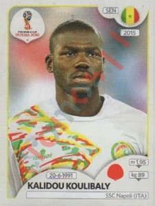 617 Kalidou Koulibaly – FIFA World Cup Russia 2018 Panini