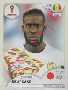 618 Salif Sané – FIFA World Cup Russia 2018 Panini