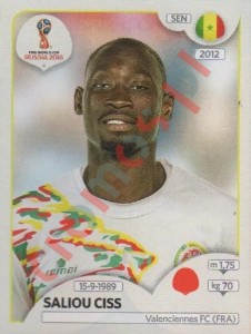619 Saliou Ciss – FIFA World Cup Russia 2018 Panini