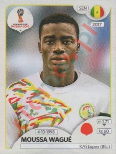 620 Moussa Wagué – FIFA World Cup Russia 2018 Panini
