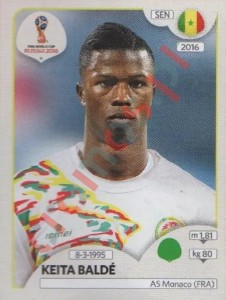 628 Keita Baldé – FIFA World Cup Russia 2018 Panini