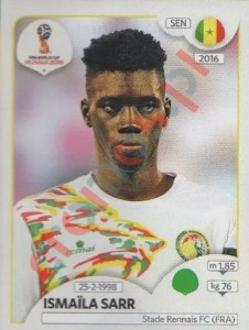 630 Ismaïla Sarr – FIFA World Cup Russia 2018 Panini