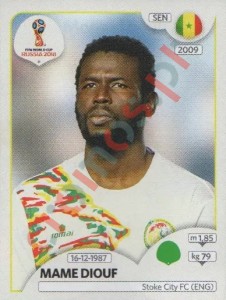 631 Mame Diouf – FIFA World Cup Russia 2018 Panini