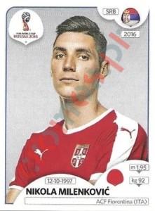 421x Nikola Milenković – FIFA World Cup Russia 2018 Panini