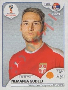 427 Nemanja Gudelj – FIFA World Cup Russia 2018 Panini