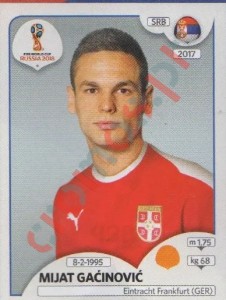 428 Mijat Gaćinović – FIFA World Cup Russia 2018 Panini