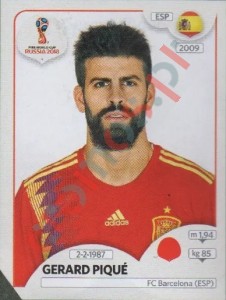 138 Gerard Piqué – FIFA World Cup Russia 2018 Panini