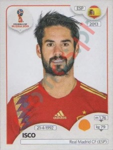 143 Isco – FIFA World Cup Russia 2018 Panini