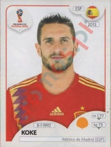 144 Koke – FIFA World Cup Russia 2018 Panini