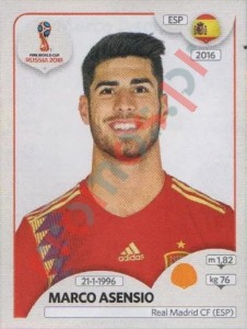 145 Marco Asensio – FIFA World Cup Russia 2018 Panini