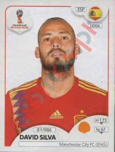 147 David Silva – FIFA World Cup Russia 2018 Panini