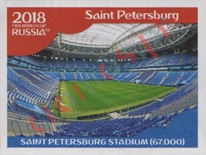 15 Saint Petersburg Stadium – FIFA World Cup Russia 2018 Panini