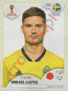 475 Mikael Lustig – FIFA World Cup Russia 2018 Panini