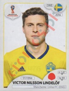 476 Victor Nilsson Lindelöf – FIFA World Cup Russia 2018 Panini