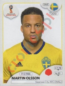 478 Martin Olsson – FIFA World Cup Russia 2018 Panini