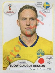 479 Ludwig Augustinsson – FIFA World Cup Russia 2018 Panini