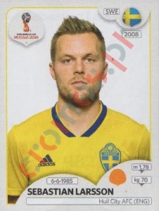 482 Sebastian Larsson – FIFA World Cup Russia 2018 Panini
