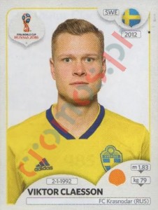 485 Viktor Claesson – FIFA World Cup Russia 2018 Panini