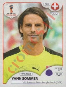 374 Yann Sommer – FIFA World Cup Russia 2018 Panini