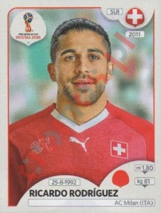 378 Ricardo Rodríguez – FIFA World Cup Russia 2018 Panini