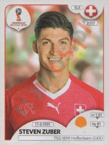 382 Steven Zuber – FIFA World Cup Russia 2018 Panini
