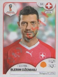 383 Blerim Džemaili – FIFA World Cup Russia 2018 Panini