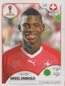 388 Breel Embolo – FIFA World Cup Russia 2018 Panini