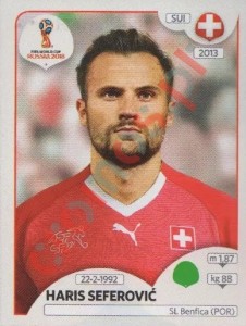389 Haris Seferović – FIFA World Cup Russia 2018 Panini