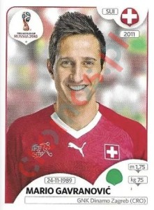 390x Mario Gavranović – FIFA World Cup Russia 2018 Panini