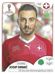 391x Josip Drmić – FIFA World Cup Russia 2018 Panini