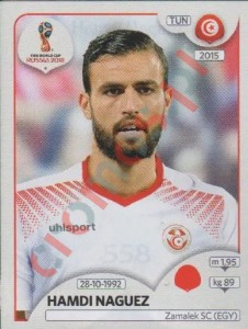 558 Hamdi Nagguez – FIFA World Cup Russia 2018 Panini