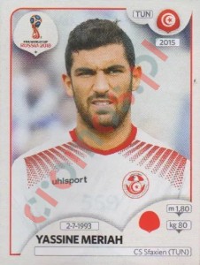 559 Yassine Meriah – FIFA World Cup Russia 2018 Panini