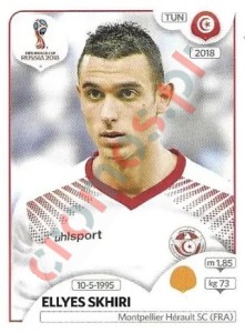 566x Ellyes Skhiri – FIFA World Cup Russia 2018 Panini