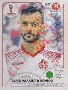 568 Taha Yassine Khenissi – FIFA World Cup Russia 2018 Panini