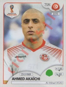 571 Ahmed Akaïchi – FIFA World Cup Russia 2018 Panini