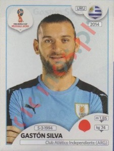 100 Gastón Silva – FIFA World Cup Russia 2018 Panini