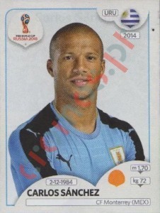 105 Carlos Sánchez – FIFA World Cup Russia 2018 Panini